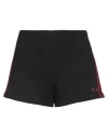 Gcds Woman Shorts & Bermuda Shorts Black Size Xxl Cotton