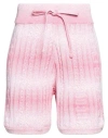 Gcds Woman Shorts & Bermuda Shorts Fuchsia Size S Cotton, Polyamide In Pink