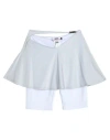Gcds Woman Shorts & Bermuda Shorts Light Grey Size S Polyamide, Elastane