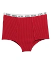 Gcds Woman Shorts & Bermuda Shorts Red Size M Viscose, Polyester