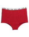 Gcds Woman Shorts & Bermuda Shorts Red Size S Viscose, Polyester