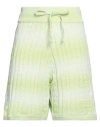Gcds Woman Shorts & Bermuda Shorts Yellow Size L Cotton, Polyamide In Yellow