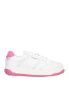 Gcds Woman Sneakers White Size 7 Leather In White