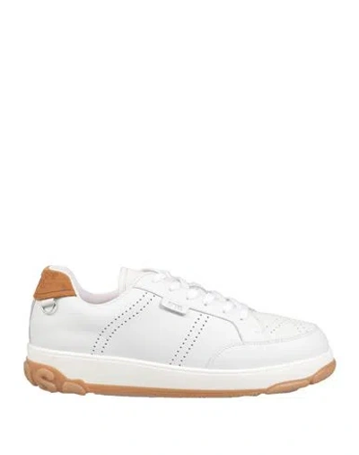 Gcds Woman Sneakers White Size 7 Leather