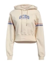 Gcds Woman Sweatshirt Beige Size Xl Cotton In Beige
