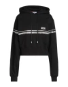 Gcds Woman Sweatshirt Black Size L Cotton In Black
