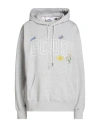 Gcds Woman Sweatshirt Light Grey Size Xl Cotton In Grey