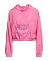 Gcds Woman Sweatshirt Pink Size M Polyester