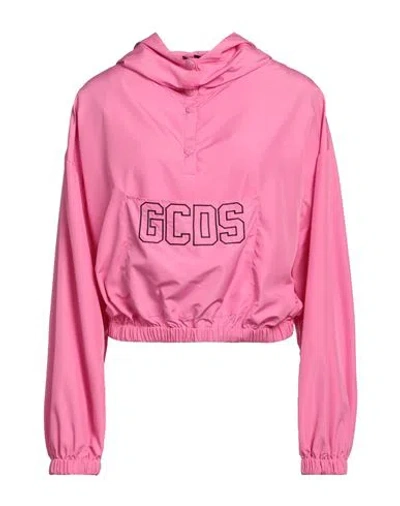 Gcds Woman Sweatshirt Pink Size M Polyester