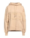Gcds Woman Sweatshirt Sand Size Xs Cotton In Beige