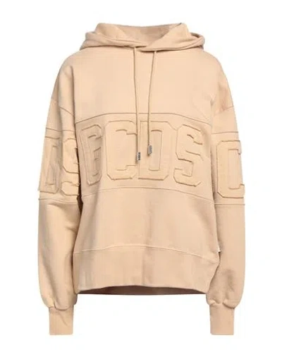 Gcds Woman Sweatshirt Sand Size Xs Cotton In Beige