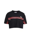Gcds Woman T-shirt Black Size L Cotton