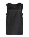 Gcds Woman Top Black Size L Polyester