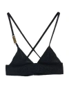 Gcds Woman Top Black Size M Viscose, Polyester, Metallic Fiber