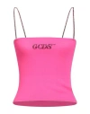 Gcds Woman Top Fuchsia Size M Polyamide In Pink