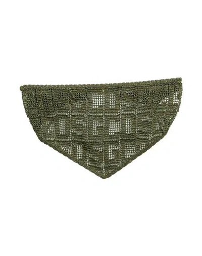 Gcds Woman Top Green Size S Viscose, Polyester, Metal