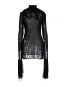 Gcds Woman Turtleneck Black Size M Acrylic, Nylon, Wool, Mohair Wool In Black