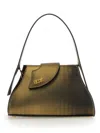 Gcds Small Comma Holographic Bag In Black