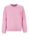 Gcds Women's Sweatshirt  A2eu1500uw0-55 Rose In Pink