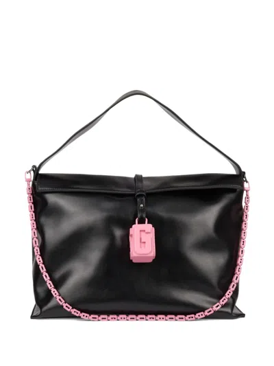 Gcds X Givenchy Mega Comma Shoulder Bag In Black
