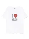 Gcds Graphic Print Crew Neck T-shirt In White