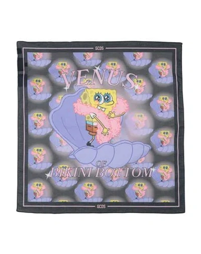 Gcds X Spongebob Woman Scarf Lilac Size - Cotton In Purple