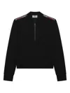 Gcds Zip-collar Sweater In Black