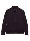 Gcds Zip Patterned Jacket In Black
