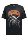 Gcds Wear Oversized T-shirt With Spider In Black