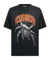 Gcds Wear Oversized T-shirt With Spider In Black