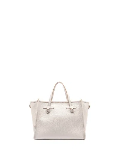 G.CHIARINI MARCELLA MARCELLA 32 SHOPPING BAG IN SAND DOUBLE BUBBLE LEATHER