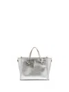 G.chiarini Marcella Marcella 32 Shopping Bag In Silver Double Bubble Leather