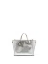 G.chiarini Marcella Marcella 32 Shopping Bag In Silver Double Bubble Leather