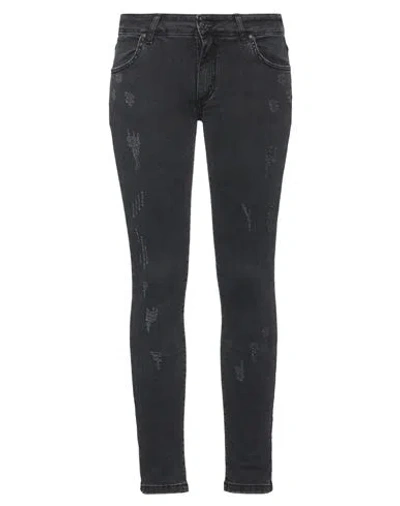 Gdd Gold Digger Denim Woman Jeans Black Size 26 Cotton, Elastane