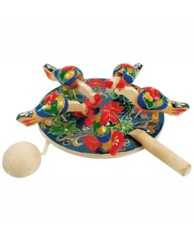 G.debrekht Animated Pecking Hen Toy Figurine In Multi