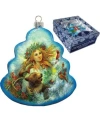 G.debrekht Christmas Angel Holiday Splendor Glass Ornament In Multi