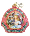 G.debrekht Hand Painted Nutcracker Scenic Ornament In Multi