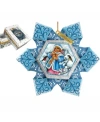 G.debrekht Hand Painted Scenic Ornament Snow Maiden In Multi