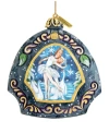 G.debrekht Hand Painted Scenic Ornament Swan Lake Ornament In Multi