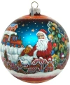G.debrekht Limited Edition Oversized Ginger Bread House Glass Ornament In Multi