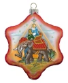 G.debrekht Miracle Nativity Snowflake Ornament In Multi