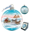 G.debrekht Northern Light Ball Glass Ornament In Multi