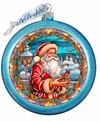G.debrekht Santa's Red-feathered Friend Ornament In Multi