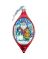 G.debrekht Snowy Friends Drop Glass Ornament In Multi