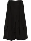 Gdel By Gaze De Lin Asymmetric Shorts In Black