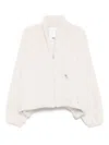 Gdel By Gaze De Lin Bouclé Jacket In White