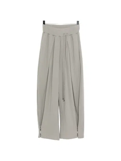 Gdel By Gaze De Lin Pigment-dyed Trousers In Gray