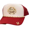 Gdg Hats Crab Hat In Maroon In Multi