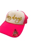 Gdg Hats Custom Summer Trucker Hat In Bright Pink In Pink
