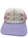 Gdg Hats Custom Summer Trucker Hat In Lilac And Pink In Multi